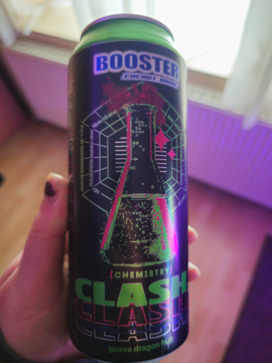 Booster Energy Drink Clash Guava Dragon Fruit