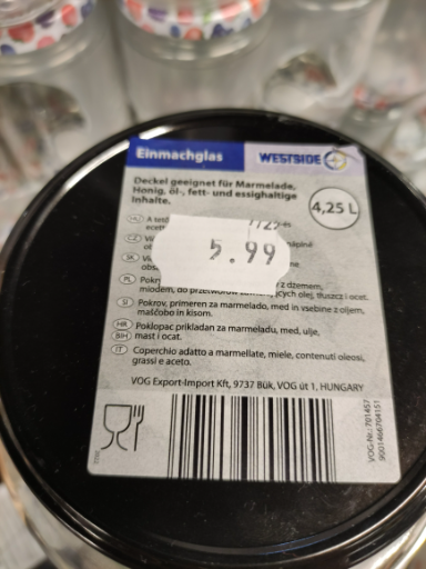 Westside Einmachglas