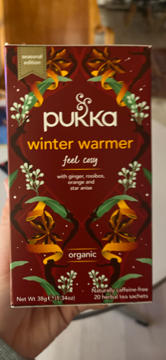 Pukka winter warmer herbal tea