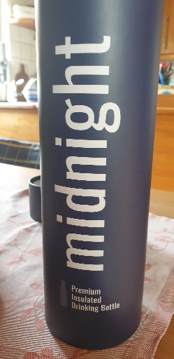 Takeya Actives 22 oz Vacuum Insulated Stainless Steel Water Bottle with Spout Lid, Midnight Blue
