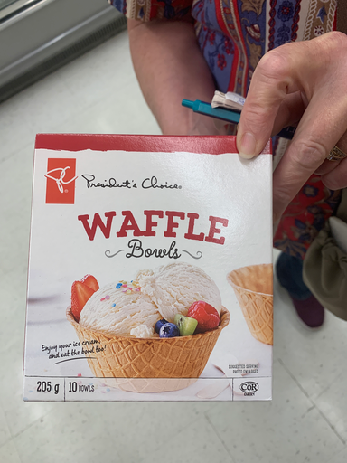 President's Choice Waffle Bowls