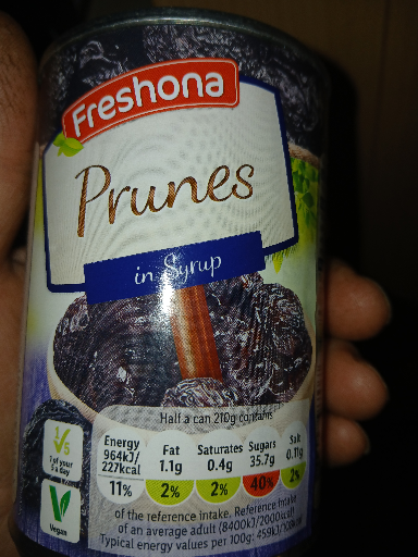 Prunes in Syrup