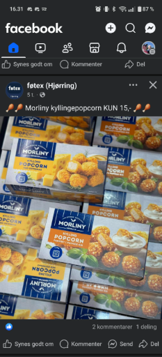 Morliny Chicken Popcorn Cheese Produkt z mięsa z piersi kurczaka 200 g