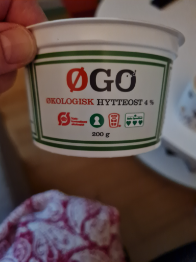 ØGO Økologisk Hytteost 4 %