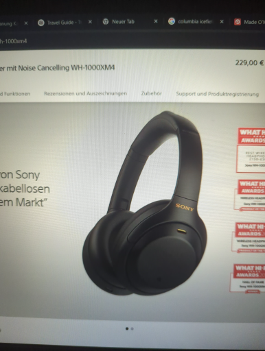 Sony WH-1000XM4 kabellose Bluetooth Noise Cancelling Kopfhörer