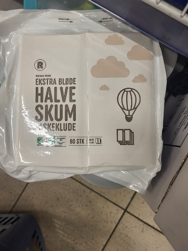 Halve Skum Servietter