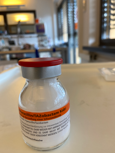 Piperacillin/Tazobactam Kabi Pulver til infusionsvæske, opløsning 4g/0,5g