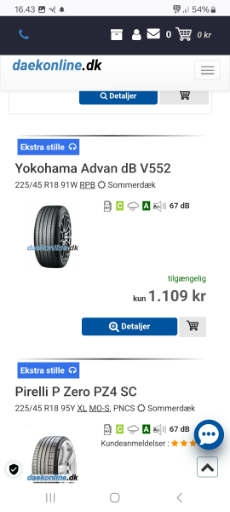 Yokohama ADVAN dB V552 Tire