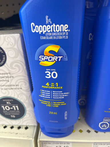 Coppertone Sport Sunscreen SPF 30