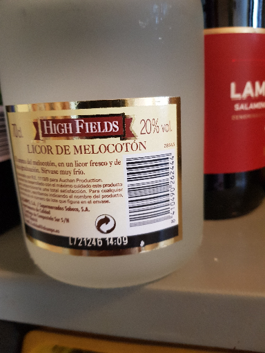 High Fields Licor de Melocotón