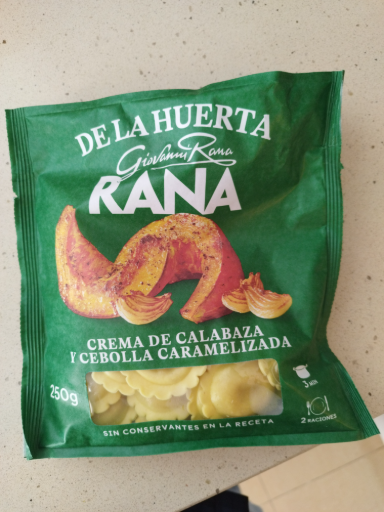 Giovanni Rana Crema de Calabaza y Cebolla Caramelizada