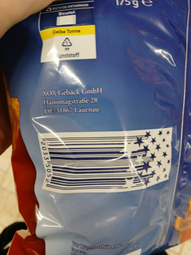 XOX Gebäck Chips