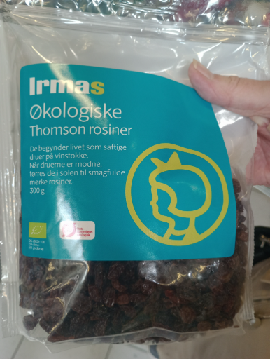 Irmas Økologiske Thomson rosiner
