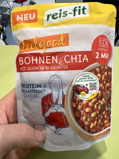 reis-fit Bohnen Chia mit Quinoa & Gemüse