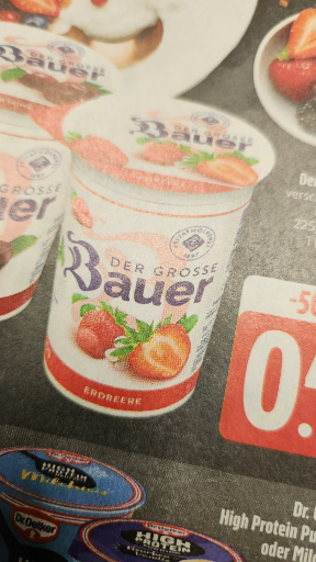 Der Grosse Bauer Erdbeere Joghurt