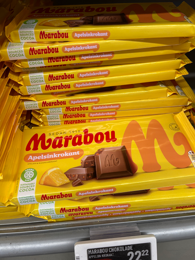 Marabou Apelsinkrokant Milk Chocolate Bar