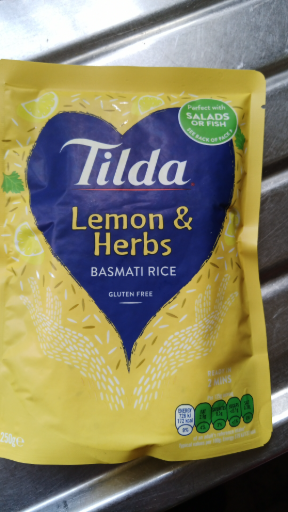 Tilda Lemon & Herbs Basmati Rice 250g