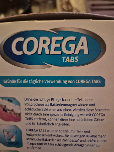 Corega Tabs Denture Cleaning Tablets