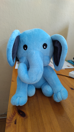 Elmer the Blue Elephant plush toy