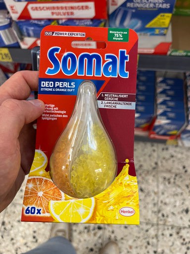 Somat Deo Duo-Perls Lemon & Orange Dishwasher Freshener