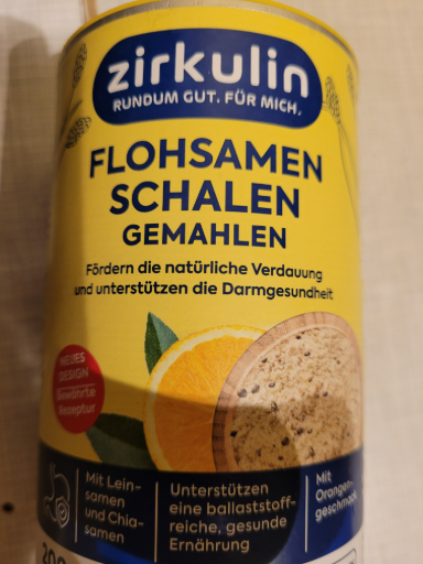 Zirkulin Flohsamenschalen gemahlen Pulver