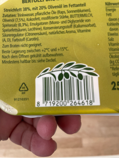 Bertolli Streichfett mit Olivenöl 38 % Fett