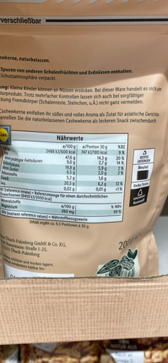 Seeberger Cashewkerne