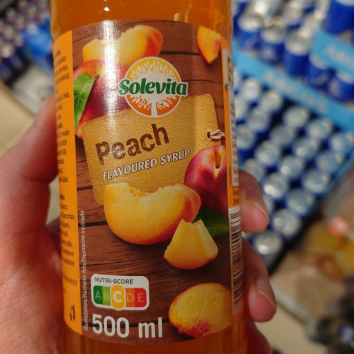 Solevita Peach Flavoured Syrup