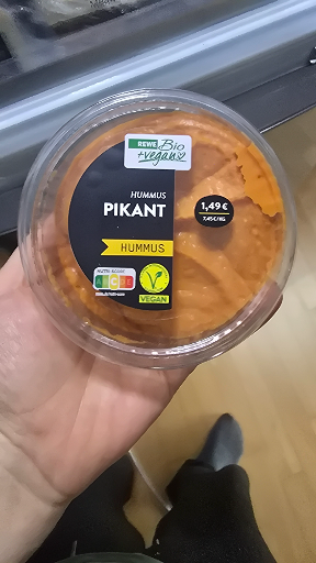 REWE Bio vegane Hummus Pikant
