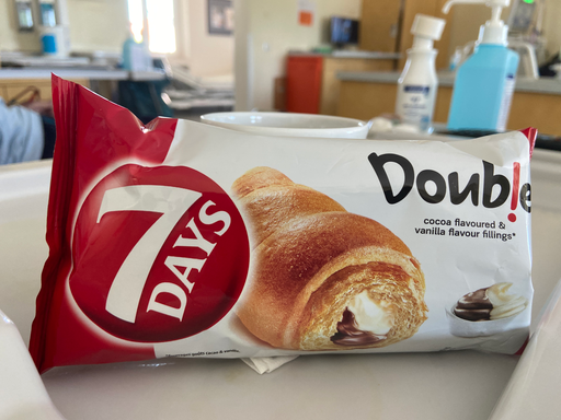 7Days Double Max Cocoa & Vanilla Croissant 80g