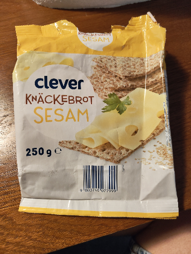 Clever Knäckebrot Sesam