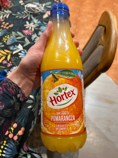 Hortex 100% Pomarancza Orange Juice