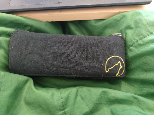 Papier Tigre Mesh Pencil Case - Black & Yellow