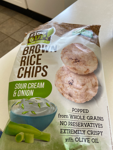 Brown Rice Chips Sour Cream & Onion