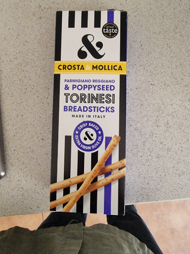 Crosta & Mollica Parmesan & Poppy Seed Torinesi Breadsticks