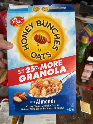 Post Honey Bunches of Oats with Almonds Cereal
