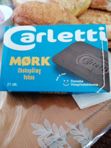 Carletti Mørk Chokolade Overtræksknapper 1000 g