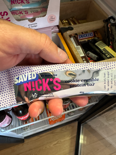 Nick's Cookie Crumble Protein Bar