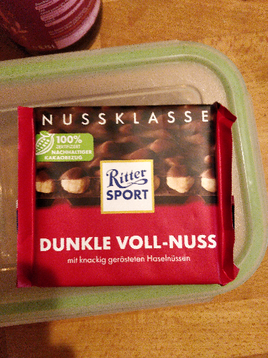 Ritter Sport Dunkle Voll-Nuss 100g