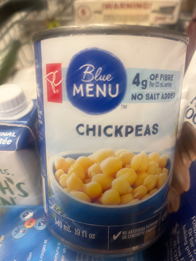 Blue Menu Chickpeas
