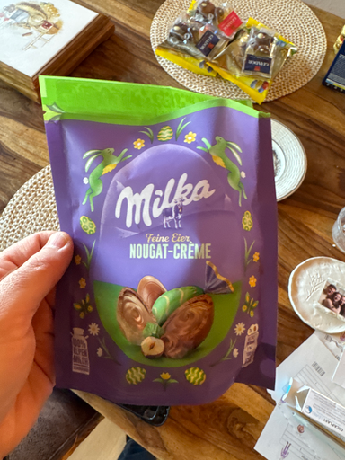 Milka Feine Kugeln Nougat-Crème 90g