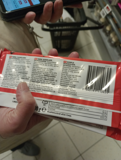 Coop 365 Økologi Mørk Chokolade 70%