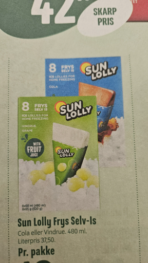 Sun Lolly Frys Selv-Is – Cola