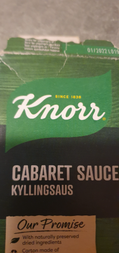 Knorr Cabaret Sauce Kylling