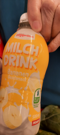 Milch Drink Bananen