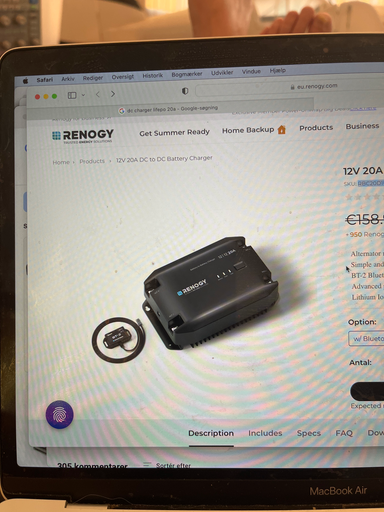 Renogy 12V 20A DC to DC On-Board Battery Charger