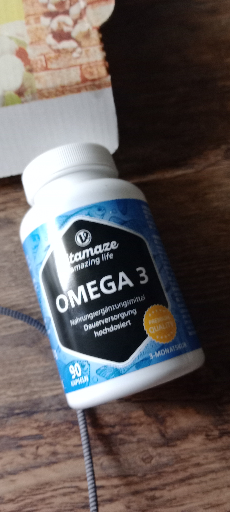 Vitamaze Omega 3 1000 mg Fish Oil High Strength, 90 Capsules