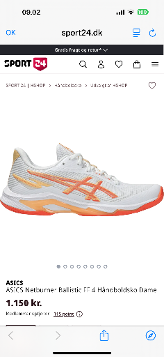 ASICS Netburner Ballistic FF 4 Håndboldsko