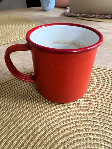 Falcon Enamel Mug Red