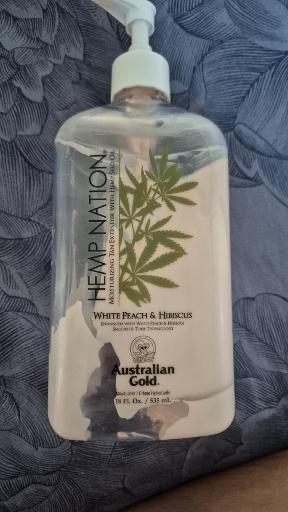 Australian Gold Hemp Nation White Peach & Hibiscus Tan Extender